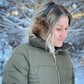 Recycled Fur Earmuffs, Brown Wild Cat