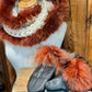 Foulard avec fourrure recyclée