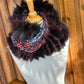 Foulard avec fourrure recyclée