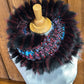 Foulard avec fourrure recyclée