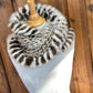 Scarf with recycled fur