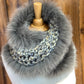 Recycled Fur Earmuffs, Ginger Wild Cat