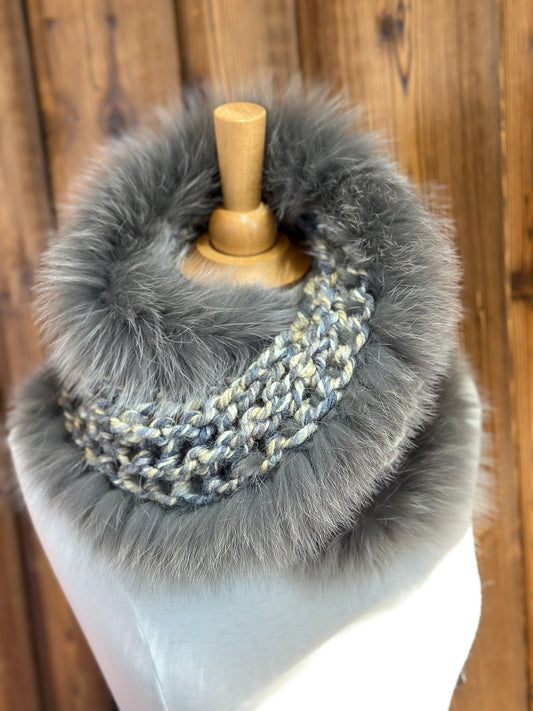 Recycled Fur Earmuffs, Ginger Wild Cat