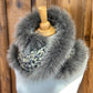 Recycled Fur Earmuffs, Ginger Wild Cat