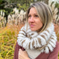 Foulard avec fourrure recyclée