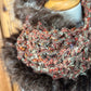Foulard avec fourrure recyclée
