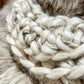 Foulard avec fourrure recyclée Renard