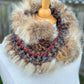 Foulard avec fourrure recyclée