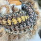 Foulard avec fourrure recyclée Renard