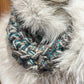 Foulard avec torsade fourrure recyclée - Renard