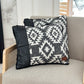 Coussin avec fourrure recyclée - 17x17