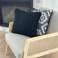 Coussin avec fourrure recyclée - 17x17