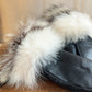 Recycled Fur Earmuffs, Brown Wild Cat
