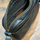 Sac à main avec rabat amovible fourrure - Noir