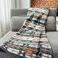 Blanket - Aztec boho wool throw