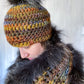 Scarf and tuque duo with pompom