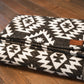 Couverture - Jeté en laine à motif boho aztèque réversible