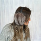 Earmuffs With Upcycled Fur by Helenou - cache-oreilles ajustables doublés de fourrure recyclée.